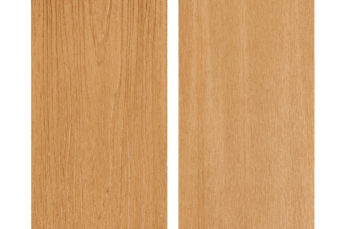 PuraShield composiet vlonderplank 2,3 x 13,8 x 500 cm, cedar, massief, fijne houtnerf, clip systeem