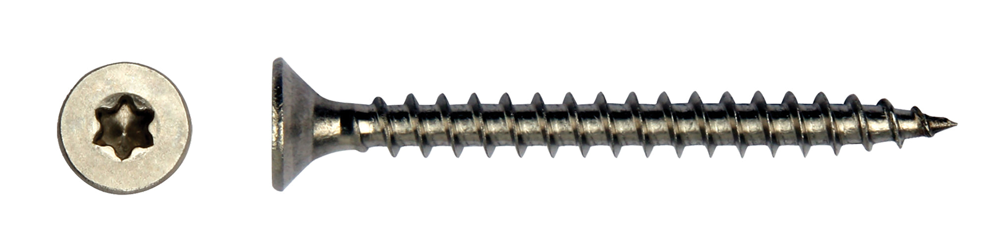FixGard spaanplaatschroef - RVS304 4,0 x 30 mm Tx20 (Doos 200 stuks)