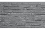 Berton©-motiefplaat smal antraciet H26 x D3,5 x L184 cm Rustico