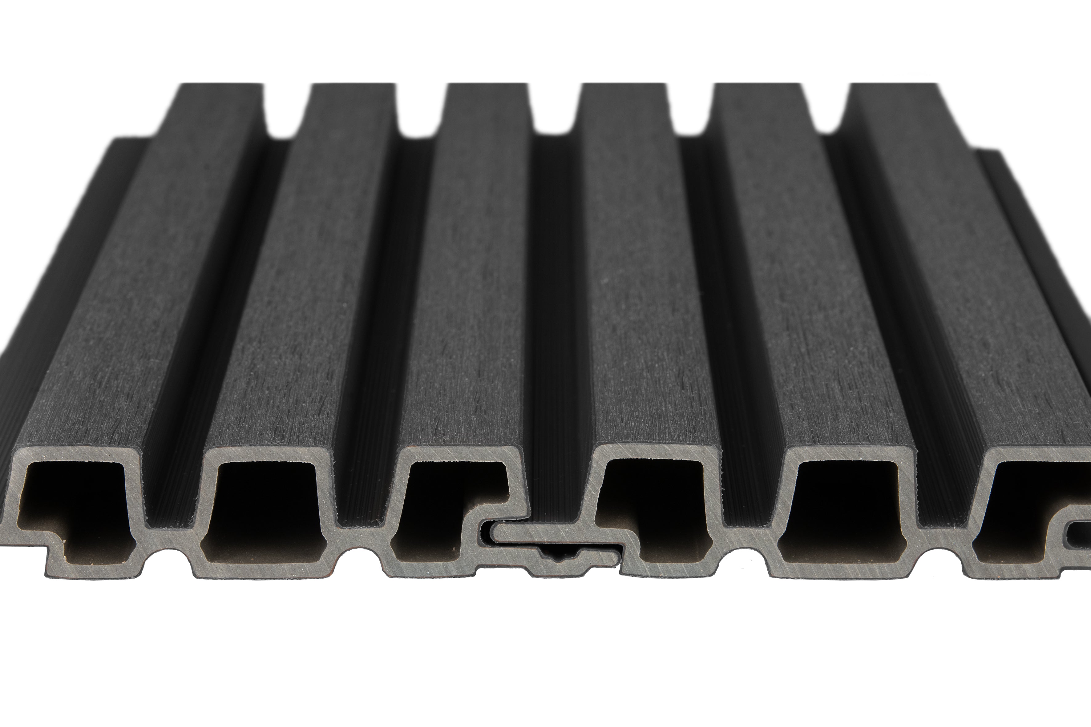 PuraTech 30 composiet triple profiel 3,3 x 17,0 x 290 cm, ebony black, fijne houtnerf