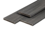 PuraShield composiet vlonderplank 2,3 x 21,0 x 300 cm, dark grey, semi-massief, fijne houtnerf, clip systeem