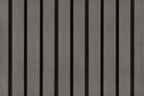 PuraTech 55 composiet dubbel profiel 3,3 x 17,0 x 290 cm, dark grey, fijne houtnerf