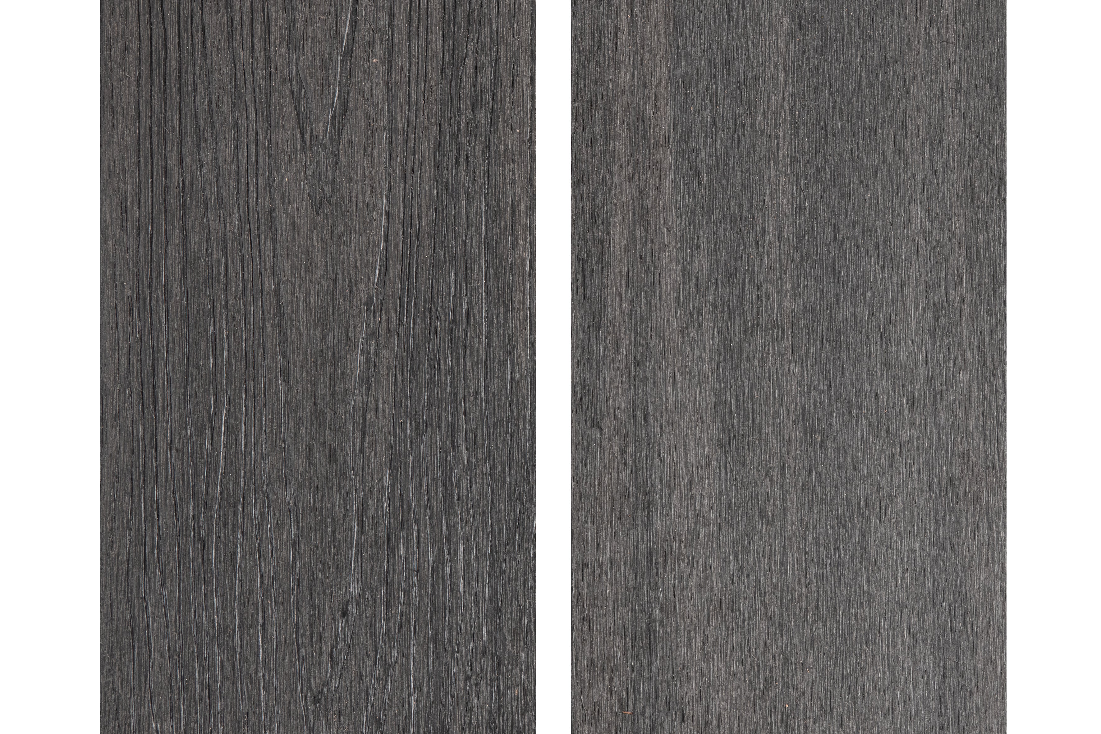 PuraShield composiet vlonderplank 2,3 x 13,8 x 400 cm, dark grey, semi-massief, fijne houtnerf, clip systeem