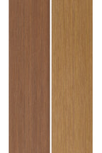 PuraTerra composiet vlonderplank 2,3 x 13,8 x 300 cm, teak, tweekleurig