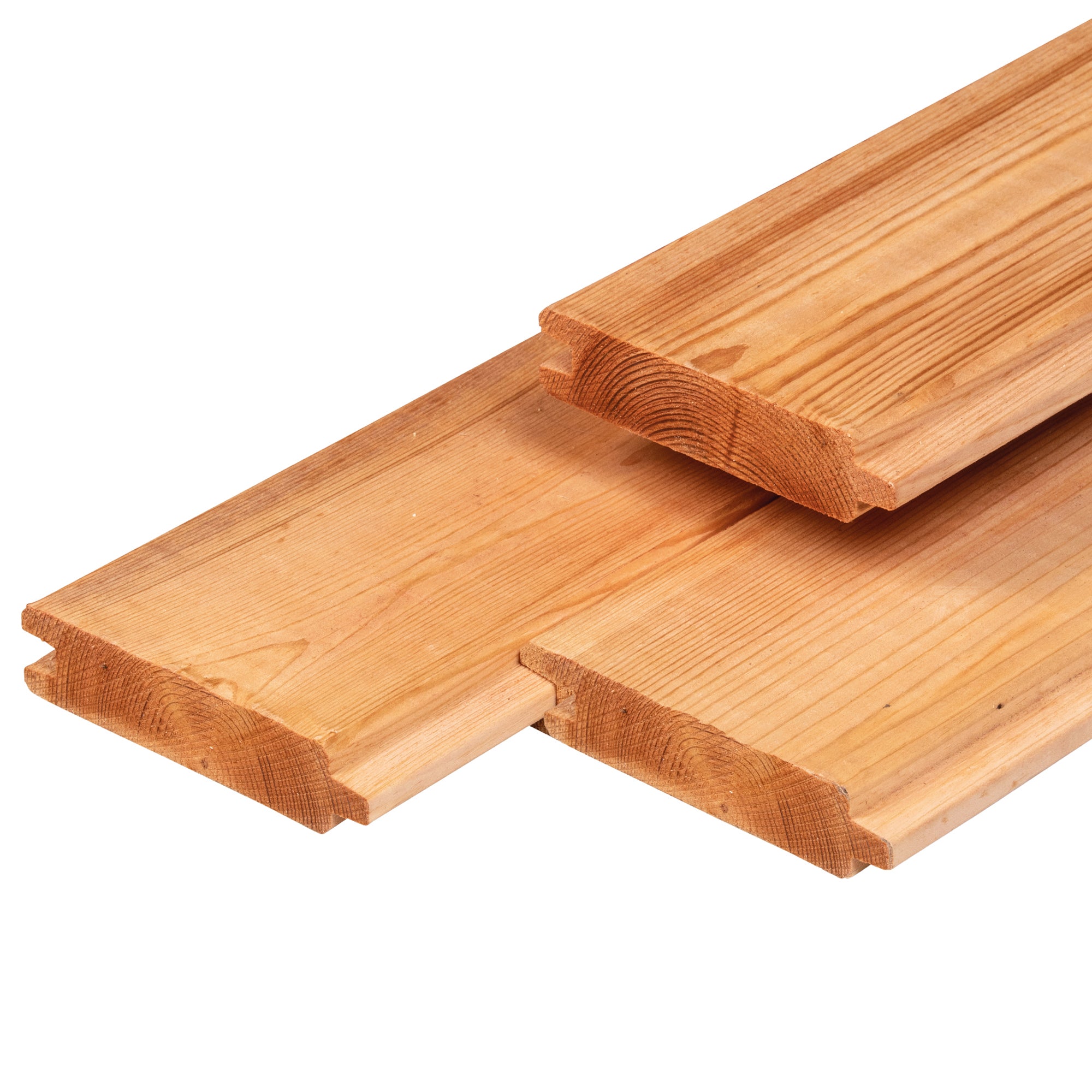 Red Class Wood ME vuren blokhutprofiel 2,8 x 14,5 x 300 cm, gedroogd, geïmpregneerd, geschaafd, 4 ronde hoeken