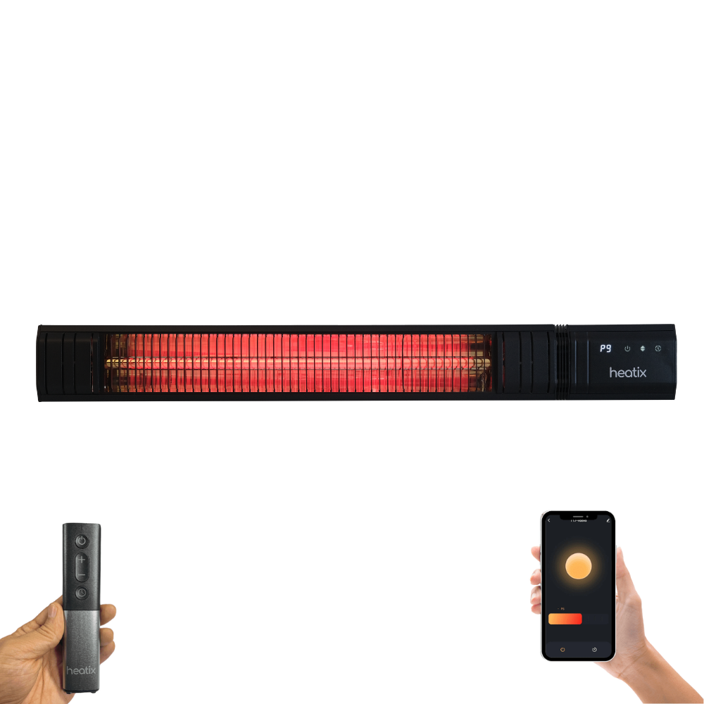 Heatix Smart Golden Shadow Heater 2500W | Infrarood Terrasheater