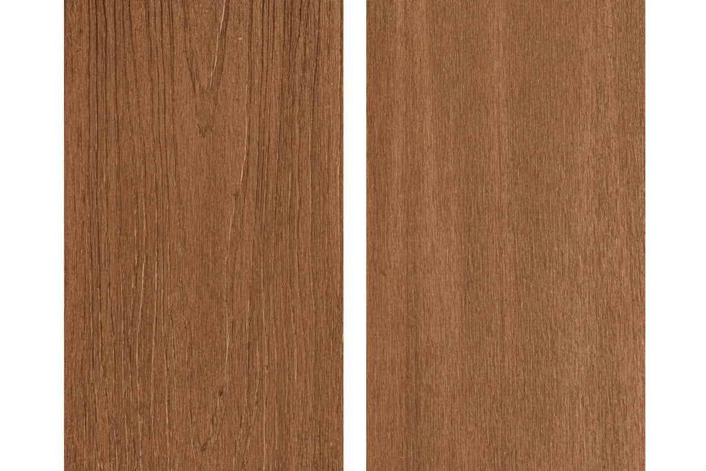PuraShield composiet vlonderplank 2,3 x 13,8 x 400 cm, teak, massief, fijne houtnerf, clip systeem