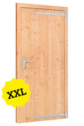 Douglas enkele klampdeur XXL B1200xH2150mm buitenmaat, rechtsdraaiend (rvs / verzinkt beslagset)