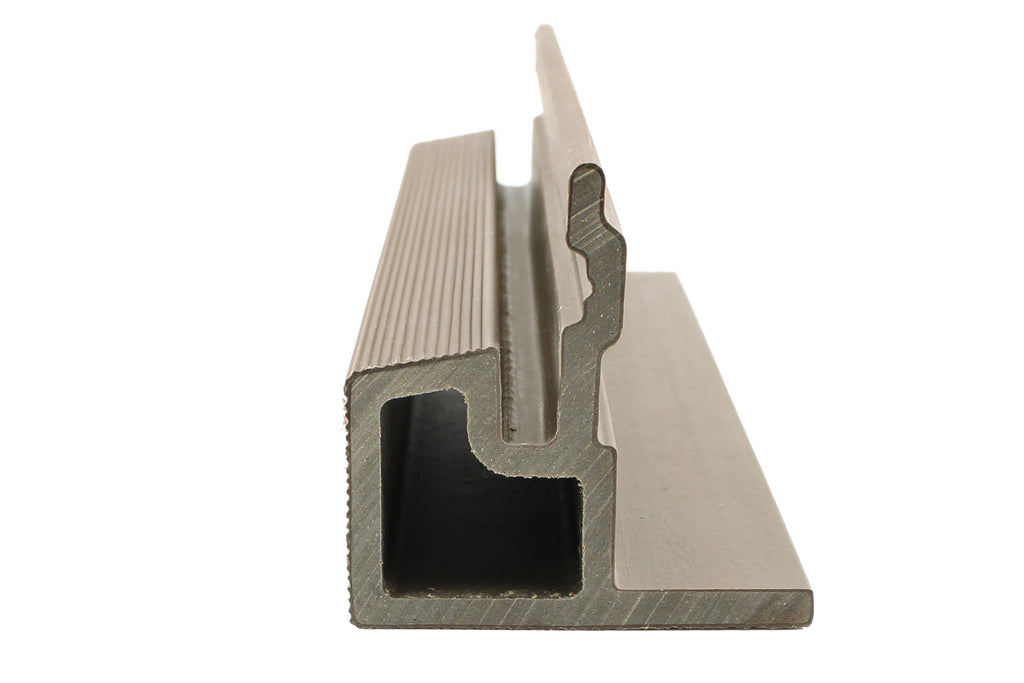 PuraTech composiet eindprofiel 5,8 x 5,8 x 290 cm, light grey