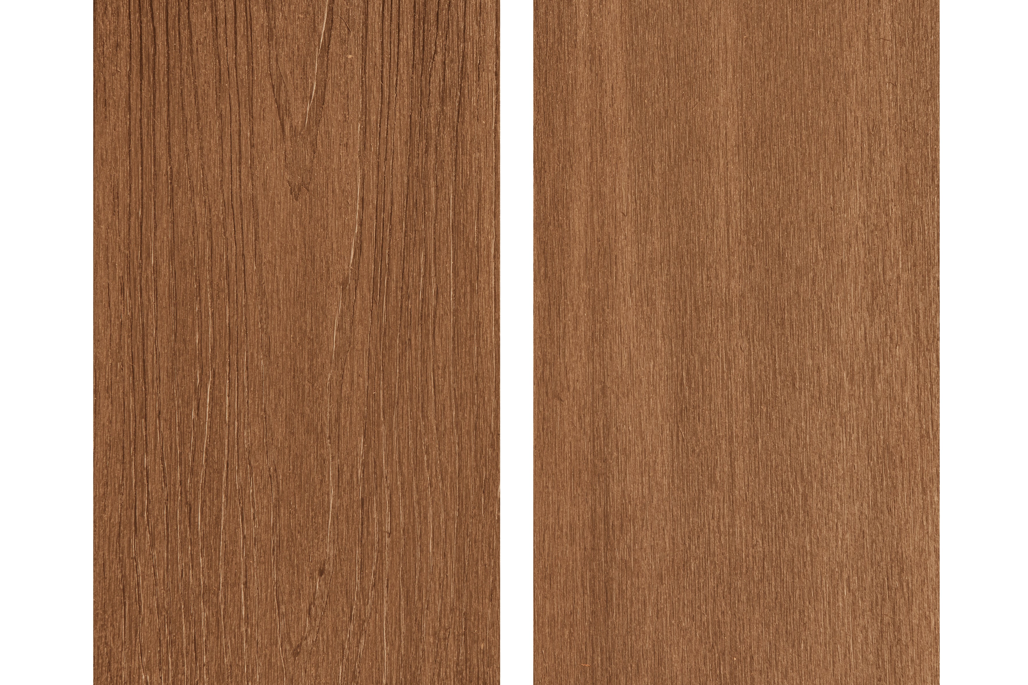 PuraShield composiet eindplank  2,3 x 13,8 x 300 cm, teak, fijne houtnerf, clip systeem