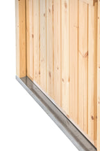 Dubbele deur+kozijn, vuren, dubbel glas DL8