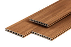 PuraShield composiet vlonderplank 2,3 x 21,0 x 500 cm, teak, semi-massief, fijne houtnerf, clip systeem