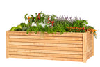 Verhoogde plantenbak Donau, lariks B190xD90xH65 cm