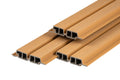 PuraTech 55 composiet dubbel profiel 3,3 x 17,0 x 290 cm, cedar, fijne houtnerf