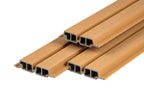 PuraTech 55 composiet dubbel profiel 3,3 x 17,0 x 290 cm, cedar, fijne houtnerf