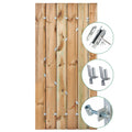 Tuindeur Privacy grenen 120cm