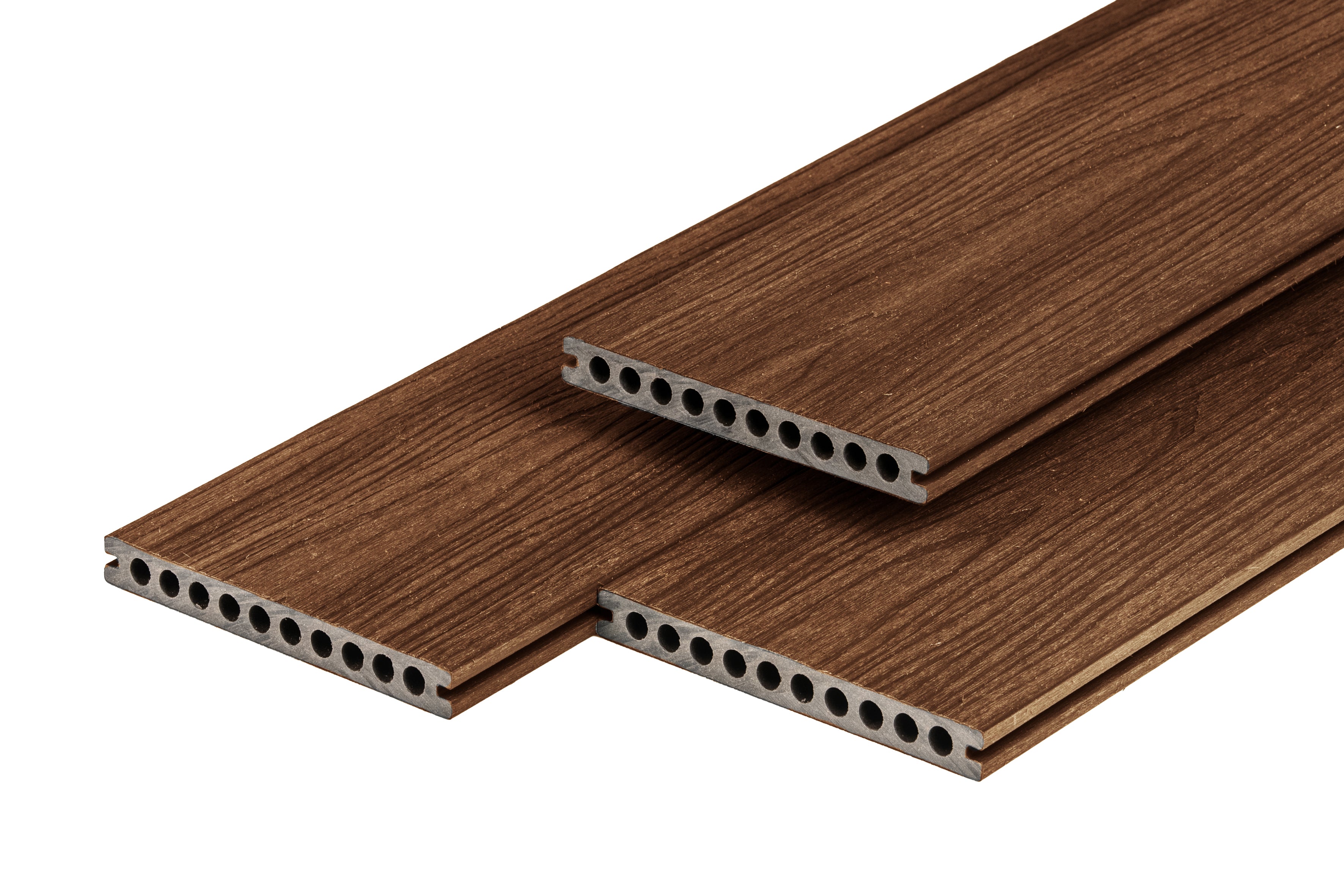 PuraShield composiet vlonderplank 2,3 x 21,0 x 400 cm, ipé, semi-massief, fijne houtnerf, clip systeem