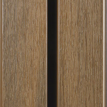 PuraTech 55 composiet dubbel profiel 3,3 x 17,0 x 290 cm, teak, fijne houtnerf