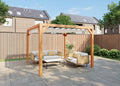 Red Class Wood pergola 404 x 394 cm