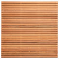 Rhombusscherm Wichmond, bangkirai hardhout, RVS-geschroefd, enkelzijdig bekleed, 31-planks (26+5) 180 x 180 cm