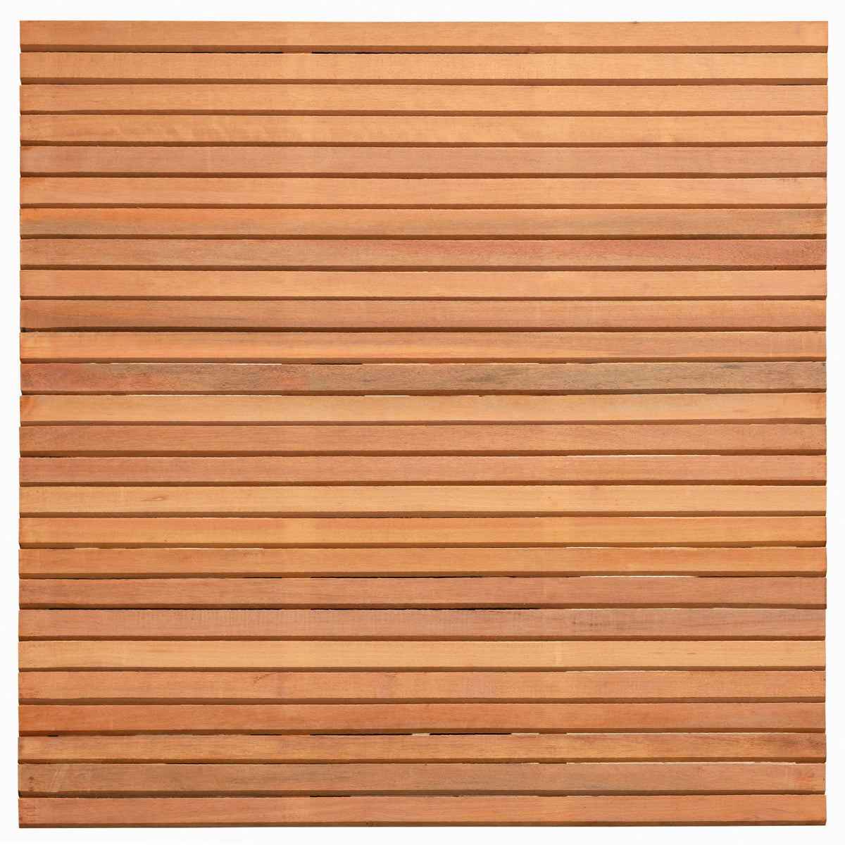 Rhombusscherm Wichmond, bangkirai hardhout, RVS-geschroefd, enkelzijdig bekleed, 31-planks (26+5) 180 x 180 cm
