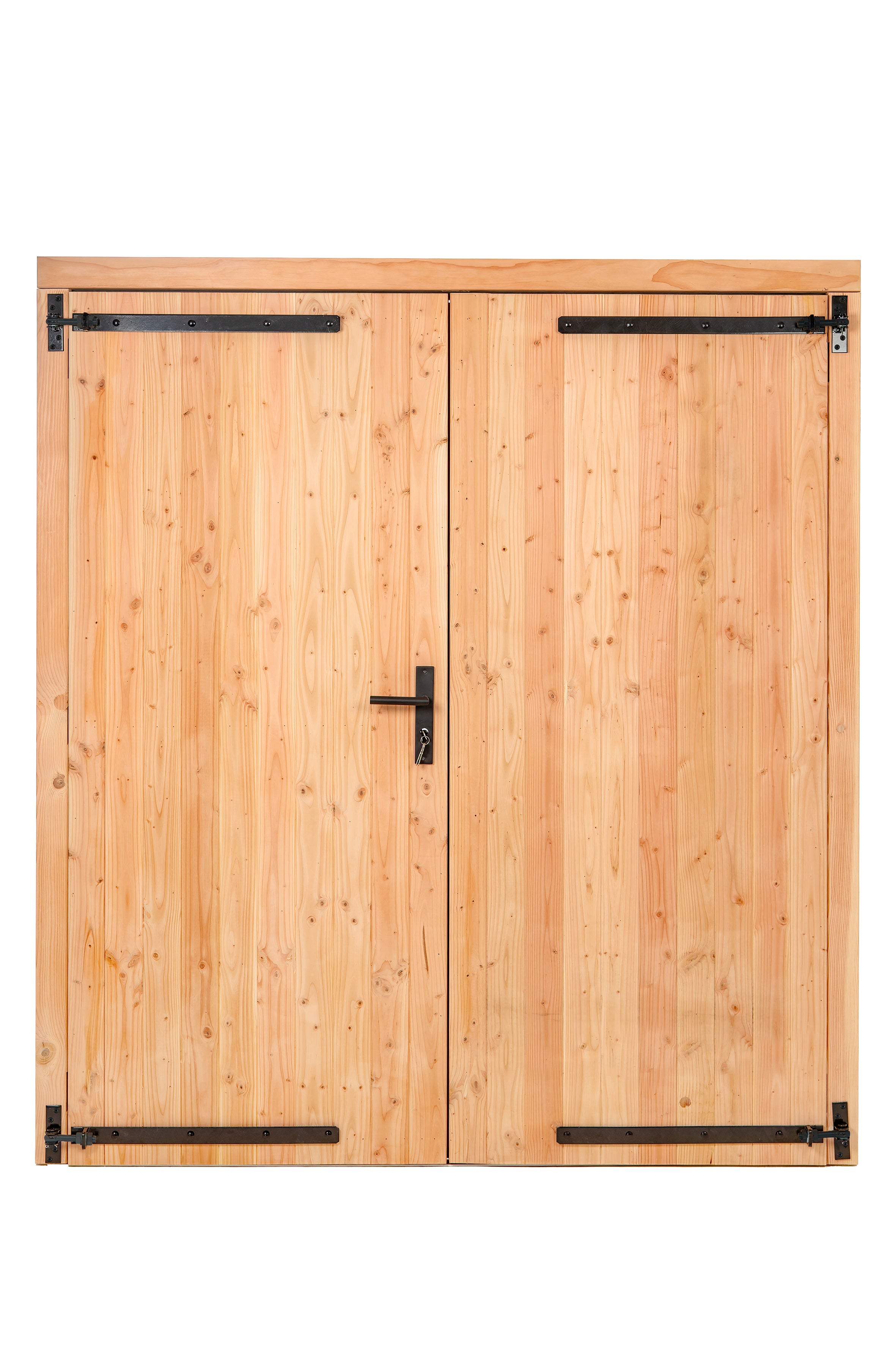 Douglas dubbele dichte deur B1850xH2050mm buitenmaat, linksdraaiend