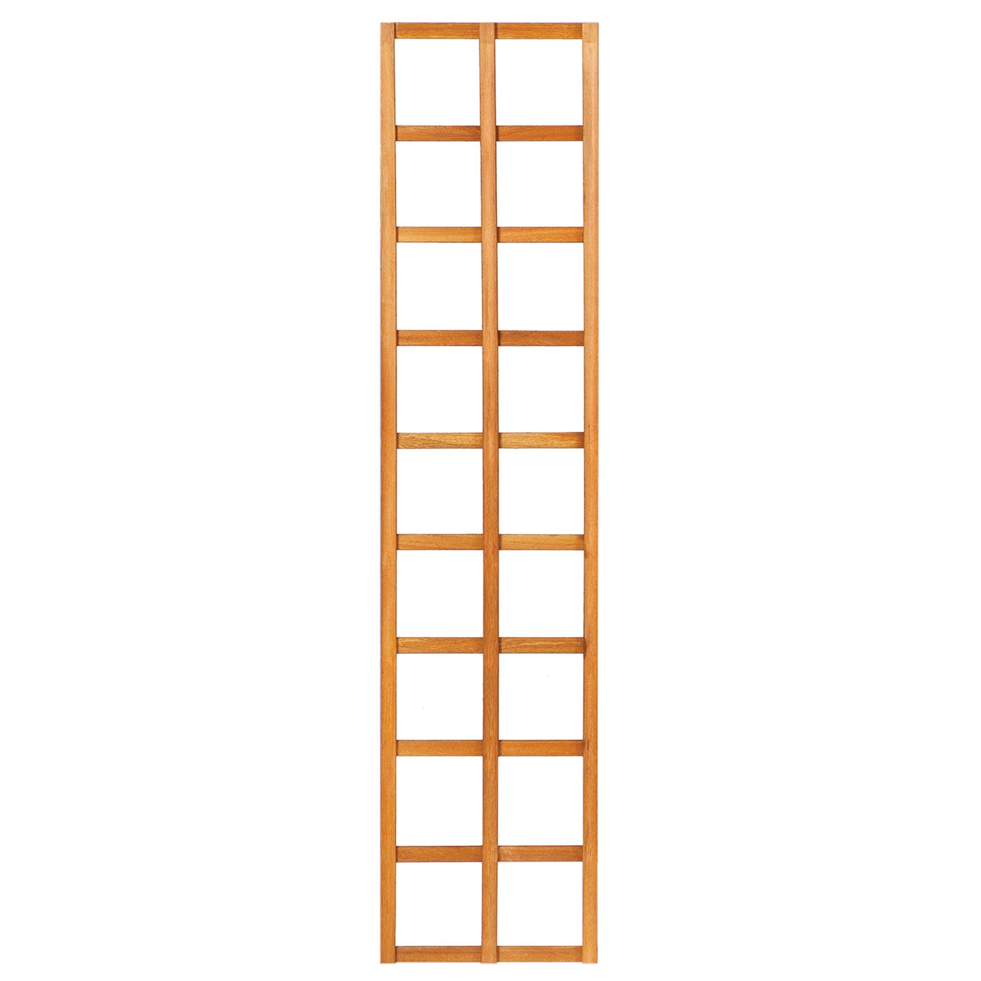 Trellis recht hardhout kunstmatig gedroogd H180 x B40 cm