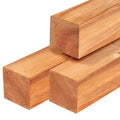 Red Class Wood ME vuren paal 12,0 x 12,0 x 400 cm, gedroogd, geïmpregneerd, geschaafd, 4 ronde hoeken, gelamineerd
