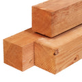 Red Class Wood ME vuren paal 14,0 x 14,0 x 600 cm, gedroogd, geïmpregneerd, geschaafd, 4 ronde hoeken, gelamineerd