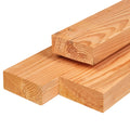 Red Class Wood ME vuren ligger 6,5 x 14,0 x 400 cm, gedroogd, geïmpregneerd, geschaafd, 4 ronde hoeken