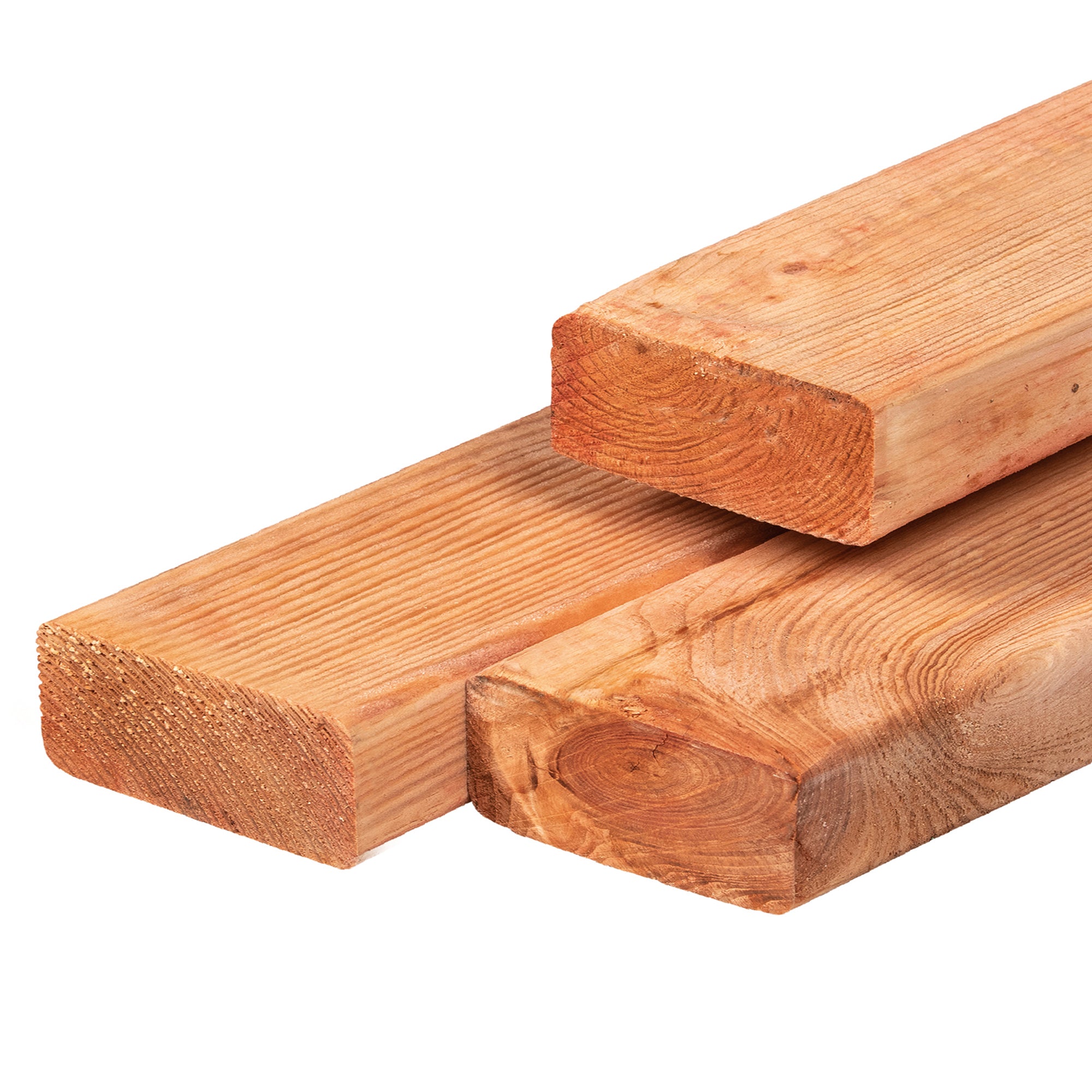 Red Class Wood ME vuren ligger 6,5 x 17,5 x 500 cm, gedroogd, geïmpregneerd, geschaafd, 4 ronde hoeken