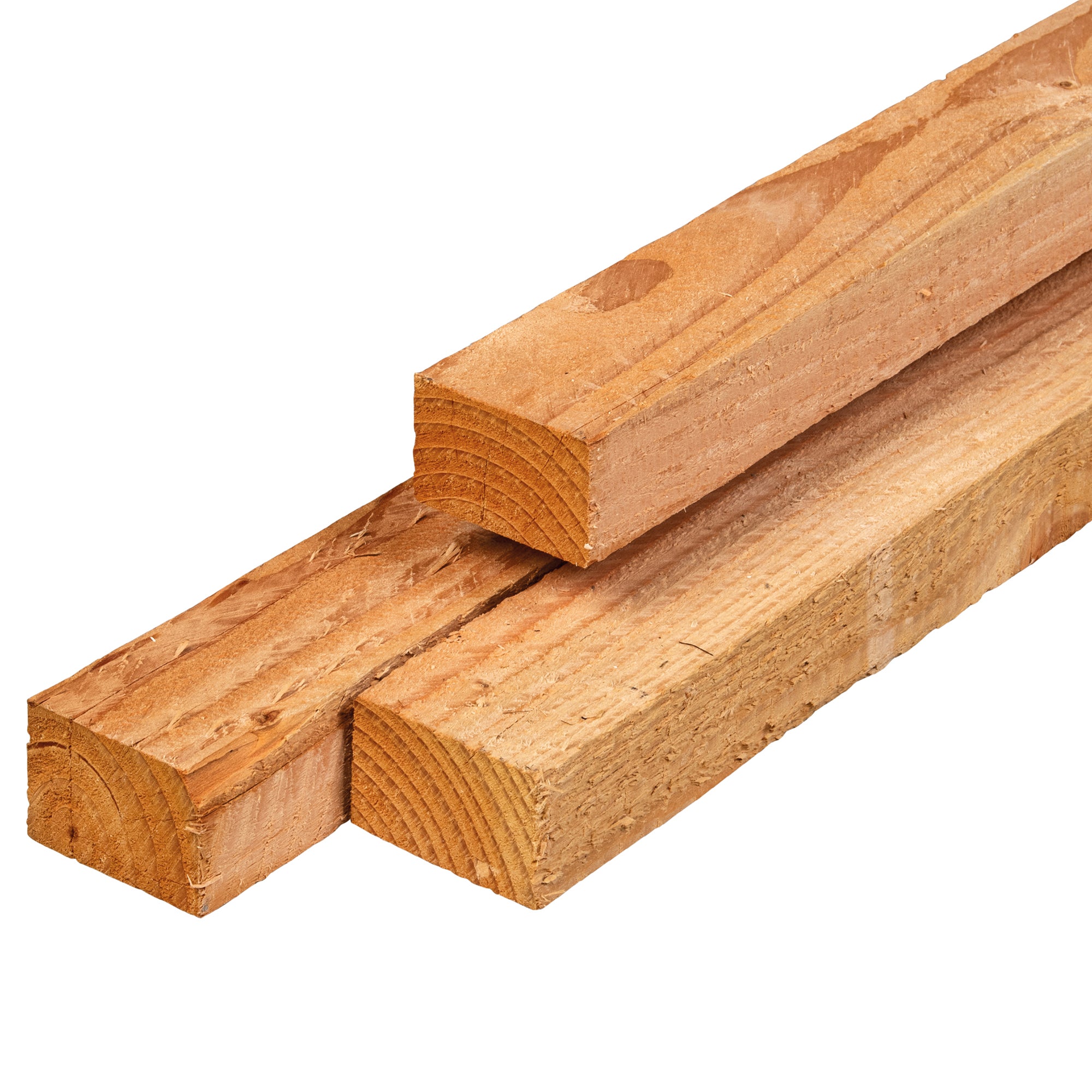 Douglas regel 4,5 x 7,5 x 500 cm, vers, fijnbezaagd, scherpkantig