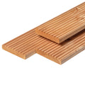 Douglas vlonderplank 2,8 x 14,5 x 500 cm, gedroogd, geschaafd, 1 zijde 9 groeven