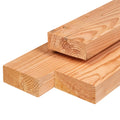 Douglas ligger 6,5 x 16,0 x 500 cm, gedroogd, geschaafd, 4 ronde hoeken