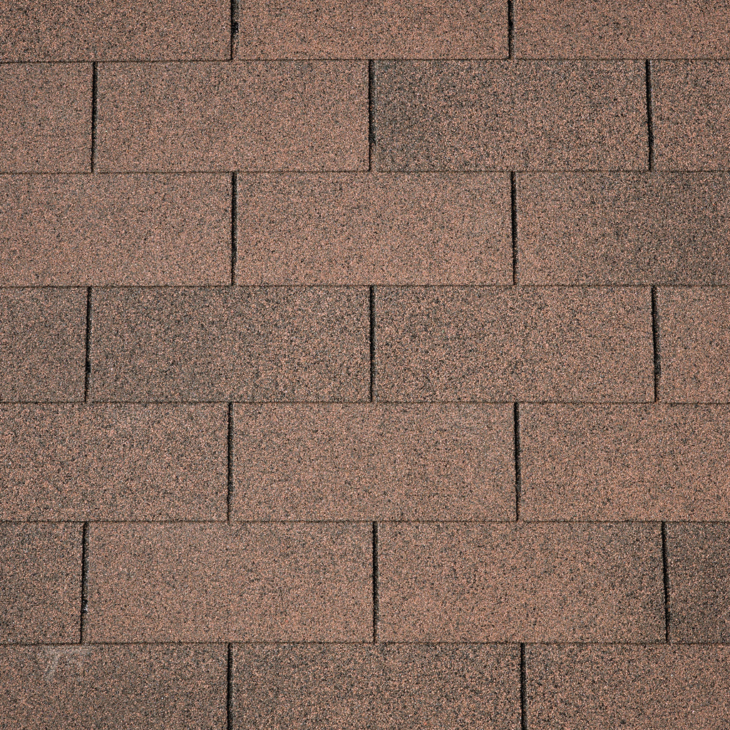 Dakshingles recht bruin - pak 3 m²