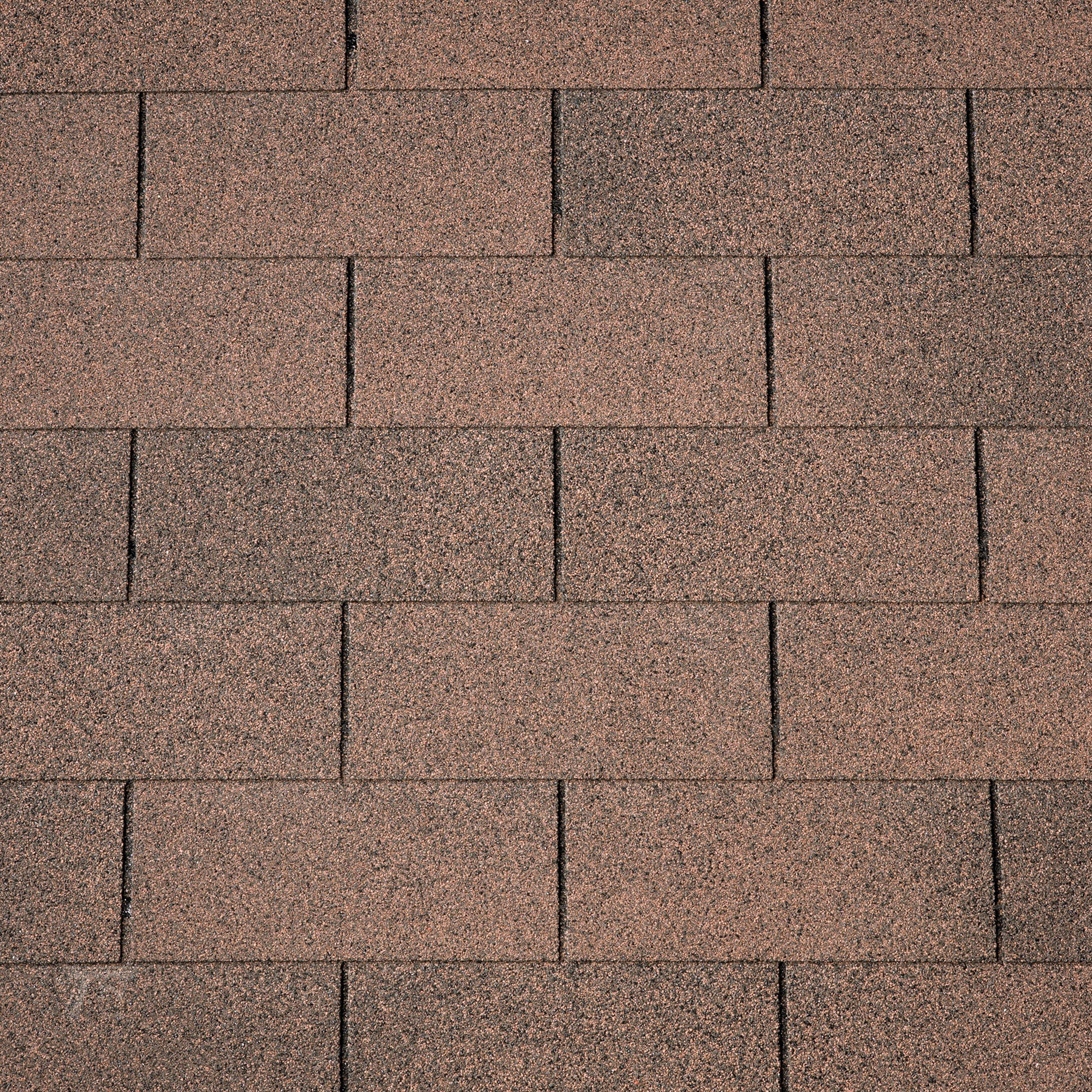 Dakshingles recht bruin - pak 3 m²