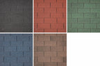 Dakshingles recht bruin - pak 3 m²
