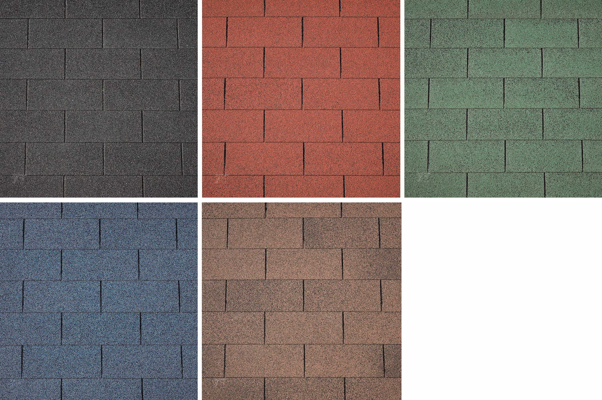 Dakshingles recht bruin - pak 3 m²
