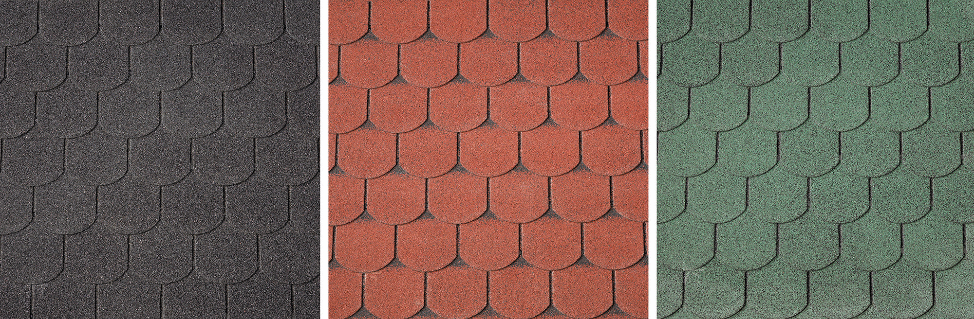Dakshingles beverstaart groen - pak 3 m²