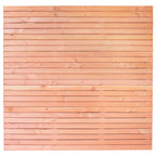 Rhombusscherm Klagenfurt, douglas, RVS-geschroefd, enkelzijdig bekleed, 30-planks 180 x 180 cm