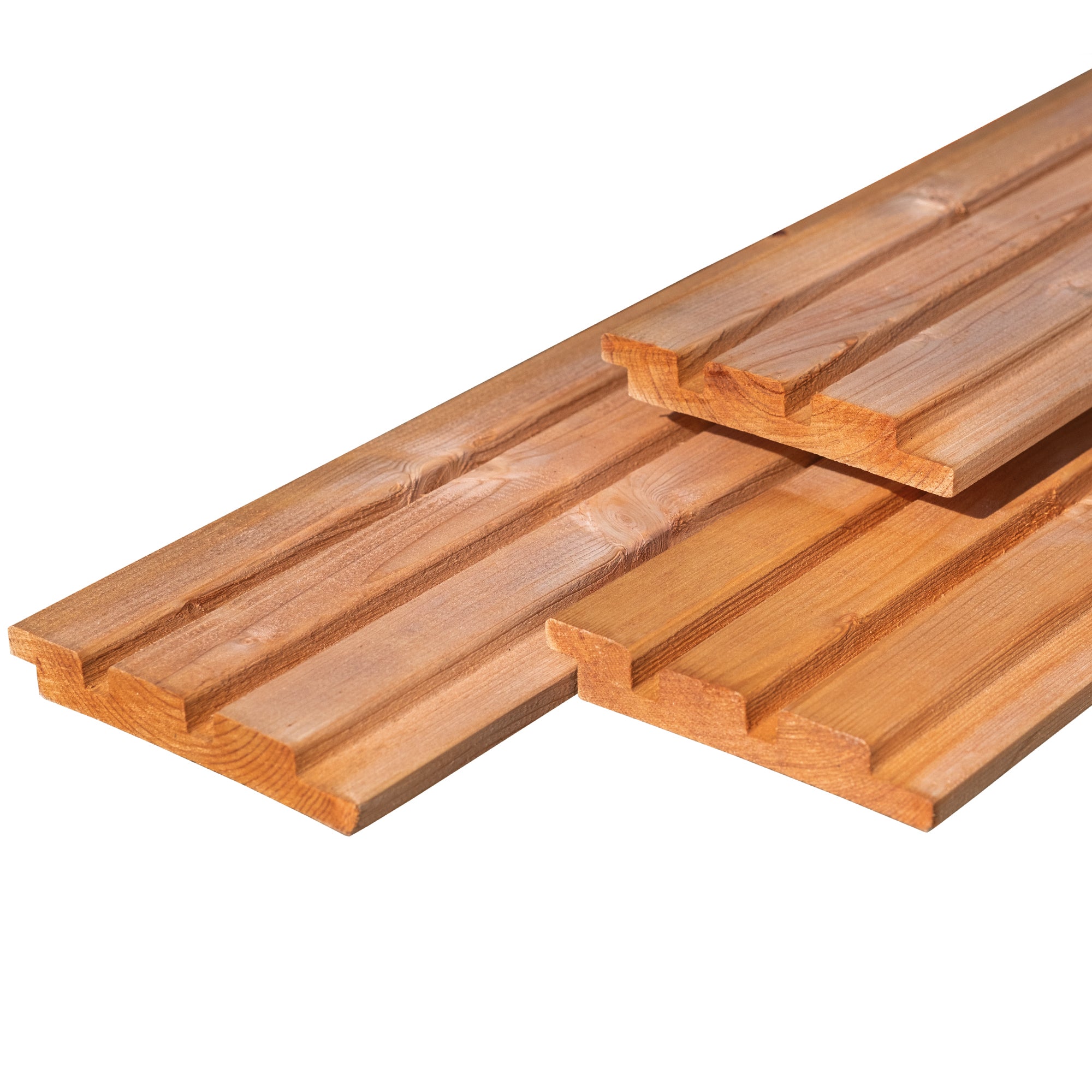 Red Class Wood ME vuren triple profiel 2,2 x 14,0 x 360 cm, gedroogd, geïmpregneerd, geschaafd