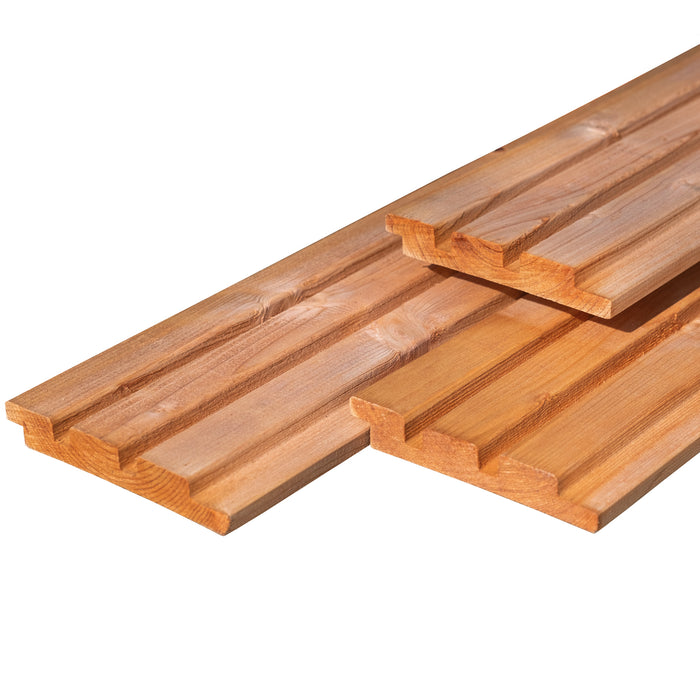 Red Class Wood tripleprofiel, gedroogd 2,2 x 14,0 x 360 cm