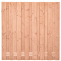 Tuinscherm Zillertal, douglas, RVS-geschroefd, 17-planks (15+2) 180 x 180 cm