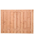 Tuinscherm Zwarte Woud, douglas, RVS-geschroefd, 21-planks (19+2) 180 x 130 cm