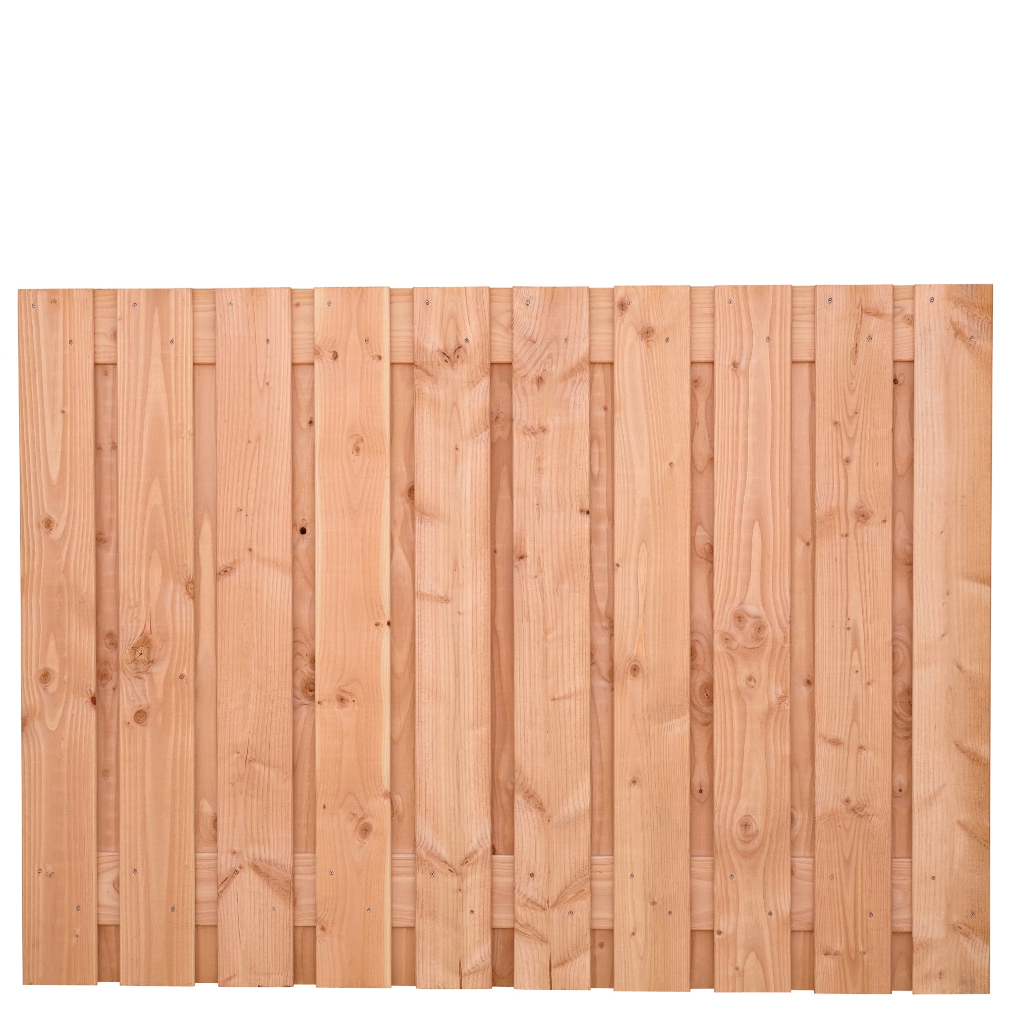 Tuinscherm Zwarte Woud, douglas, RVS-geschroefd, 21-planks (19+2) 180 x 130 cm