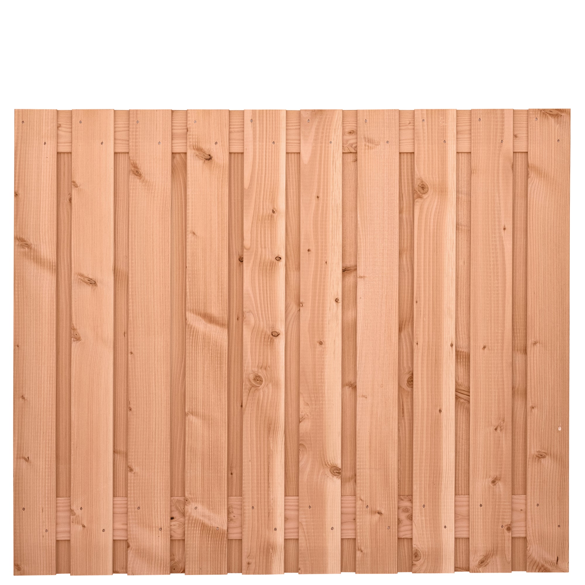 Tuinscherm Zwarte Woud, douglas, RVS-geschroefd, 21-planks (19+2) 180 x 150 cm