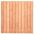 Tuinscherm Harz, douglas, RVS-geschroefd, 23-planks (21+2) 180 x 180 cm