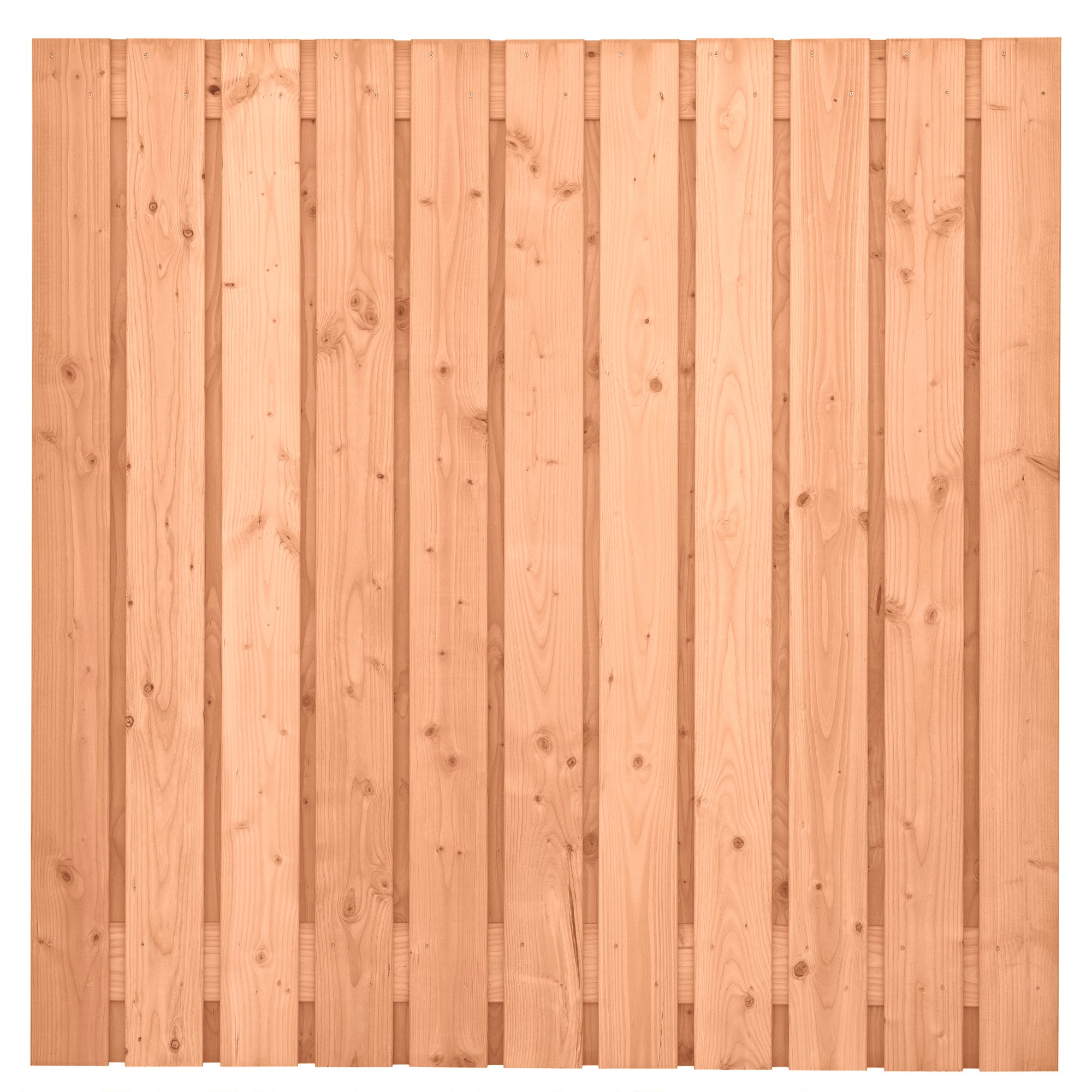 Tuinscherm Harz, douglas, RVS-geschroefd, 23-planks (21+2) 180 x 180 cm