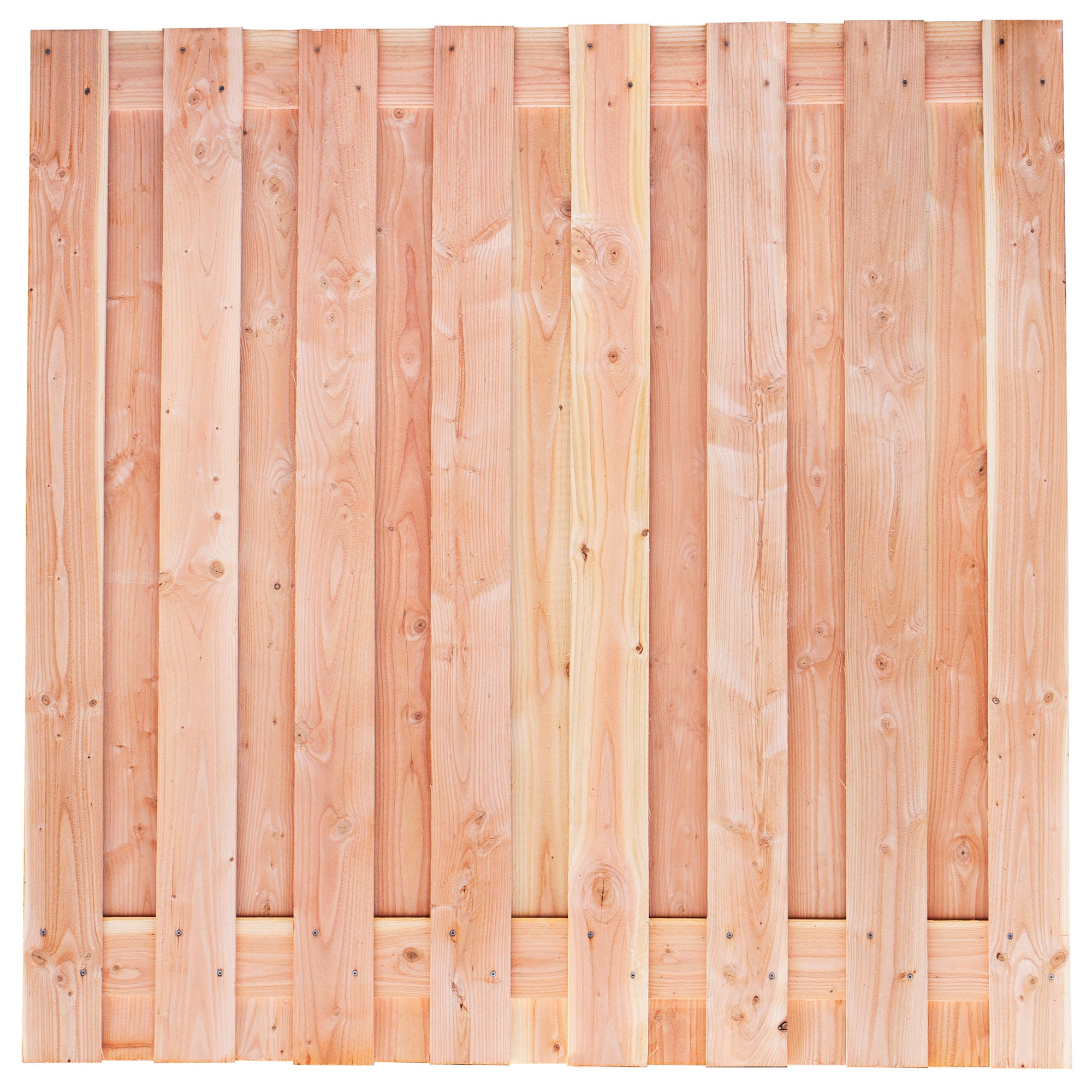 Tuinscherm Winterberg, douglas, RVS-geschroefd, 17-planks (15+2) 180 x 180 cm