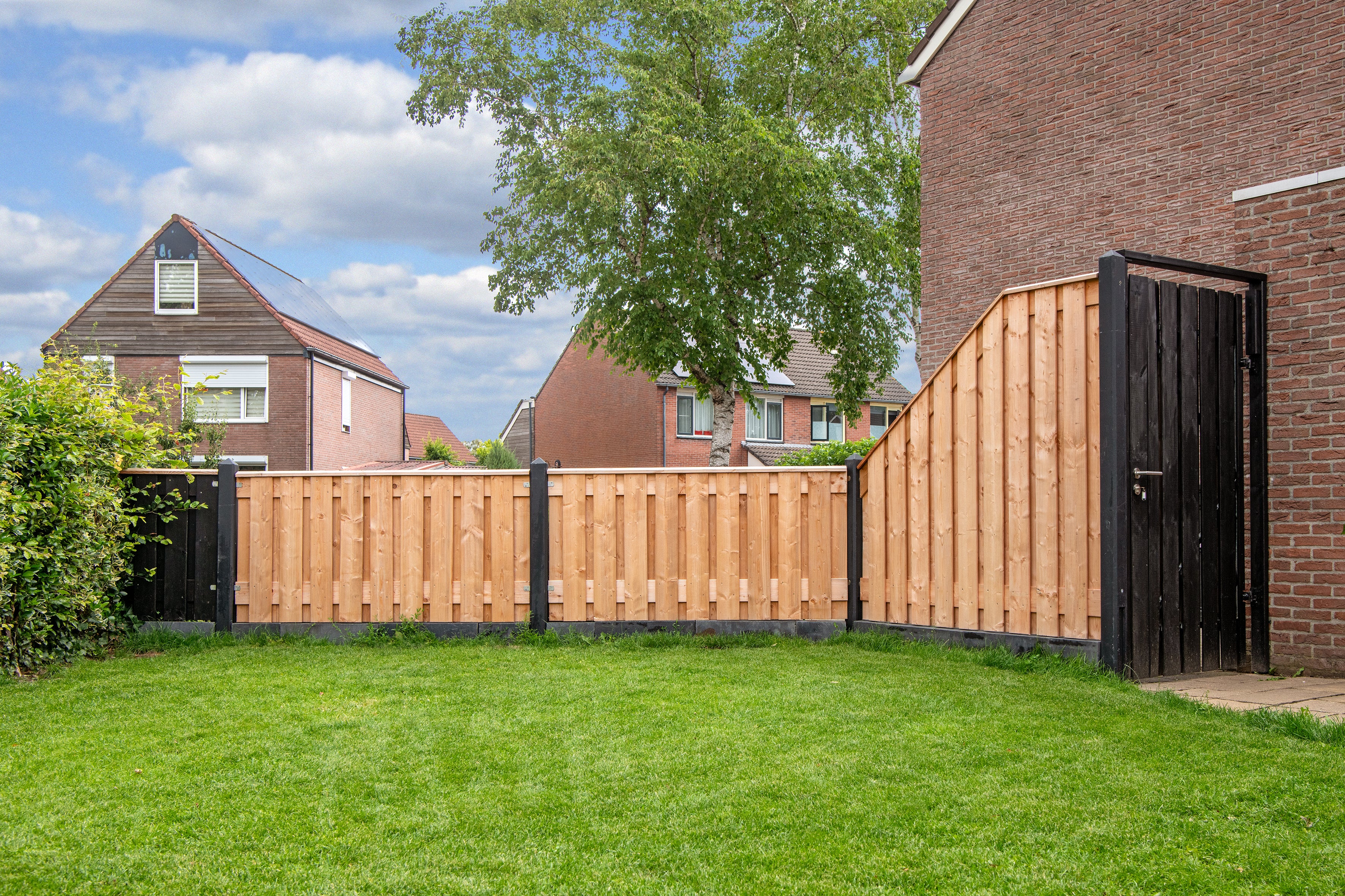 Tuinscherm Casablanca, Red Class Wood geïmpregneerd ME vuren, RVS-geschroefd, 21-planks (19+2) 180 x 90 cm